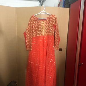 Eid dress Orange dress